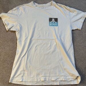 Abercrombie & Fitch White Atari Logo Short Sleeve Tee